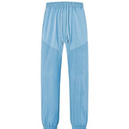 Simple Loose Thin Linen-style Sporty Drawstring Patchwork Men's Sweatpants