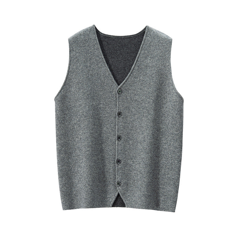 Men's V-neck Vest Premium Casual Knit Vest