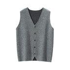 Men's V-neck Vest Premium Casual Knit Vest