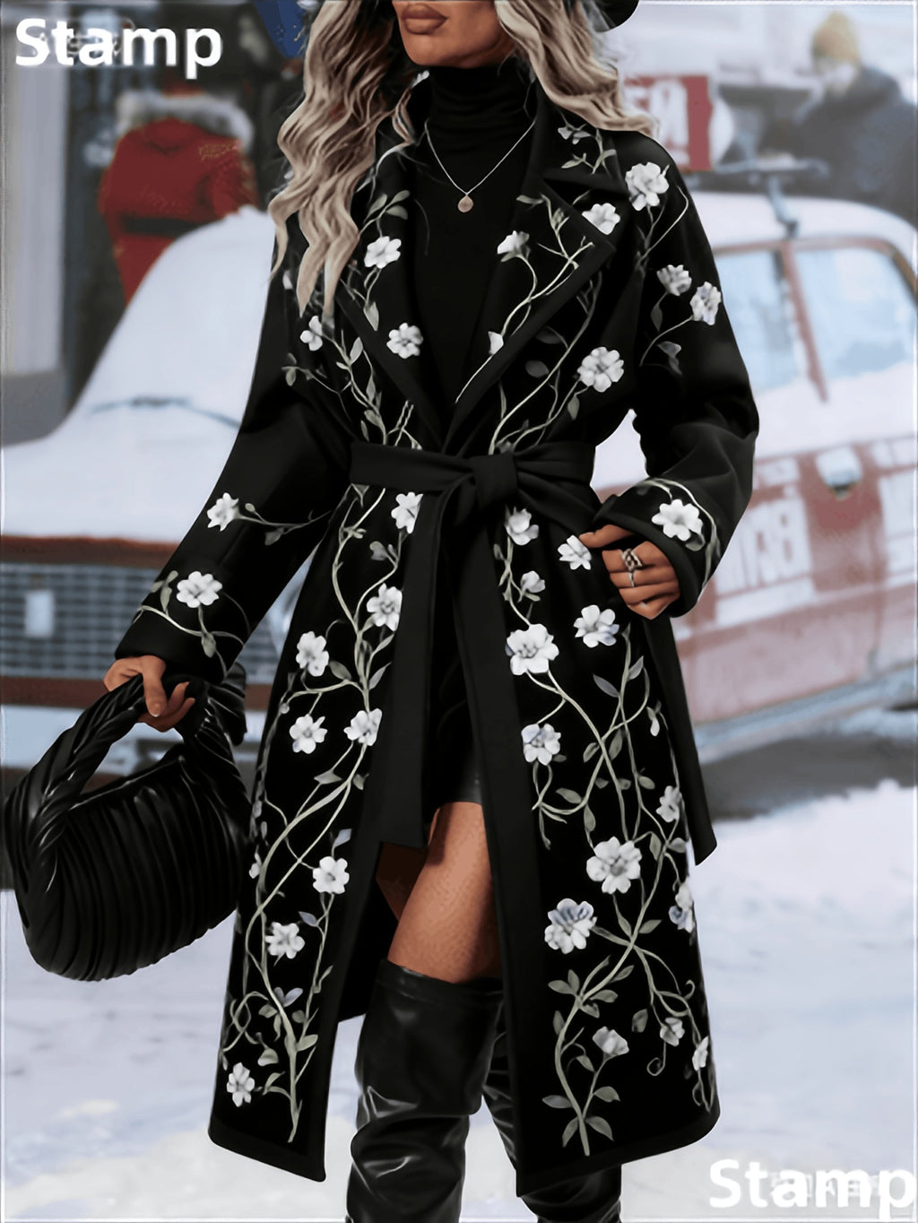 Fashionable Casual Long Coat