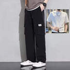 Men's Summer New Ice Silk Overalls