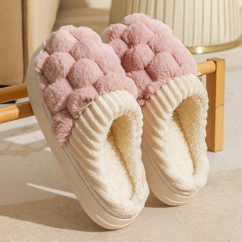 Cotton Slippers Women's Winter Home