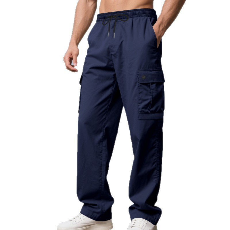 Multi-pocket Cargo Pants Men's Loose Casual Pants