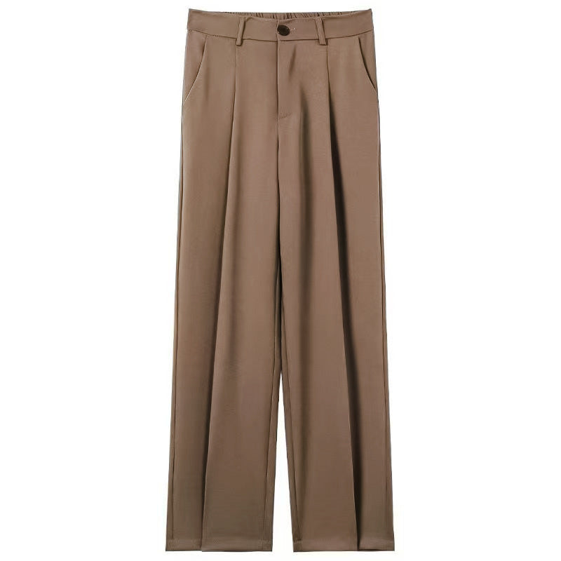 High-end Drooping Slimming Loose All-match Non-ironing Trousers