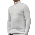 Men's American-style Half-turtleneck Zipper Sweater