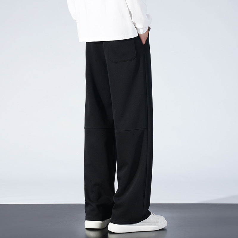 Men's Fashion Casual Pants Straight-leg Trousers