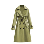 Mid-length Temperament Casual Trench Coat