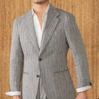 Thin Cotton And Linen Gentry With Half Lining Italian Casual Suit