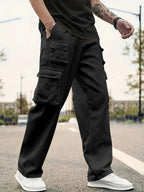 Overalls Casual Sports Pants Loose Men And Women Long
