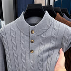 Thick Jacquard Warm Young And Middle-aged Soft Turtleneck Sweater