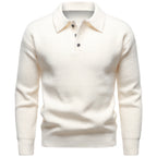 Men's British Fashion Polo Collar Sweater