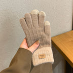 Women's Winter Wool Lined Warm Gloves