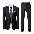 Two-piece Suit With Two Buttons For Wedding