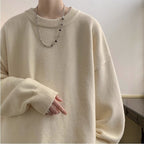 Sweater Men's Autumn And Winter New Loose And Lazy Style High Sense