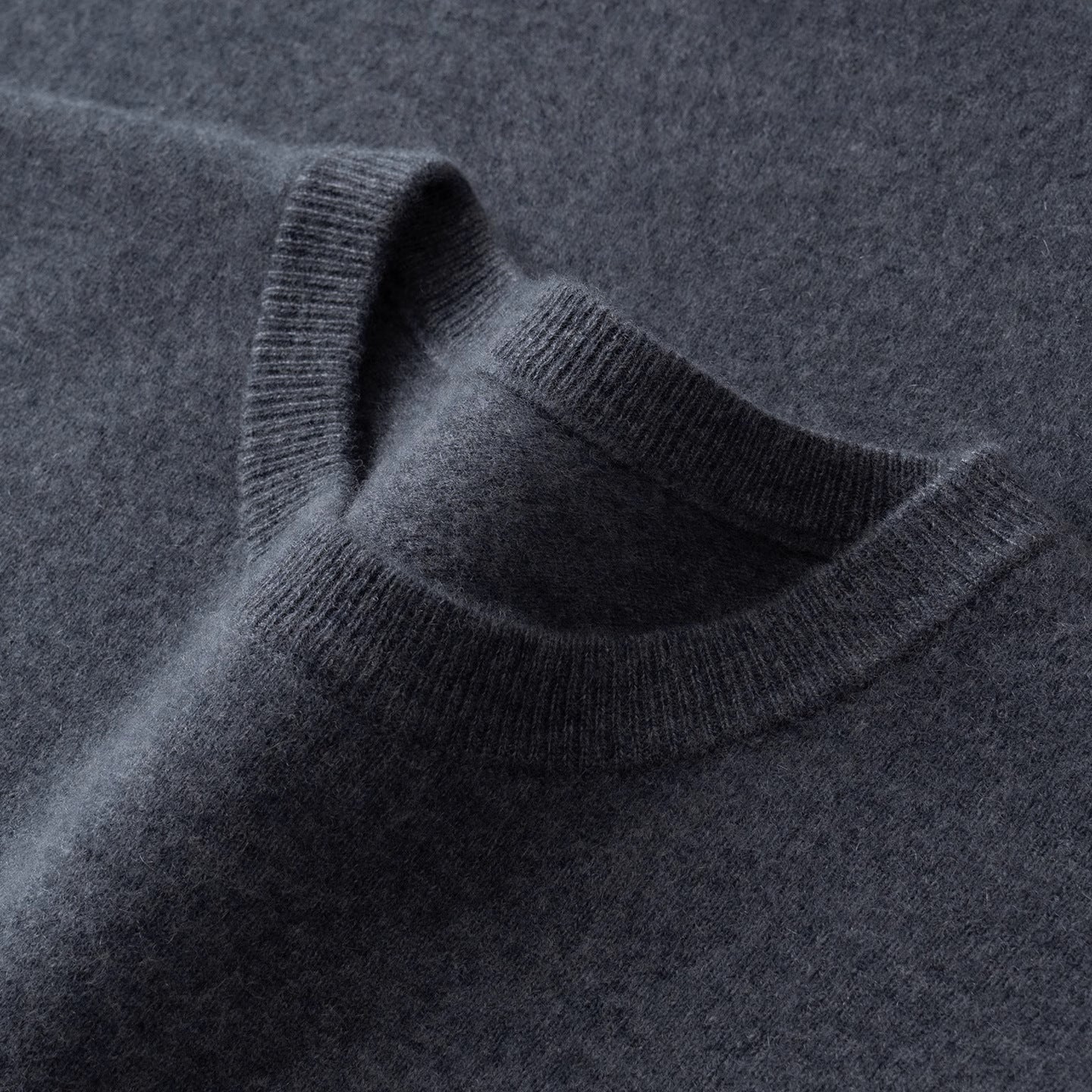 Cashmere Sweater Men's Low Round Neck Business Casual Cashmere Sweater