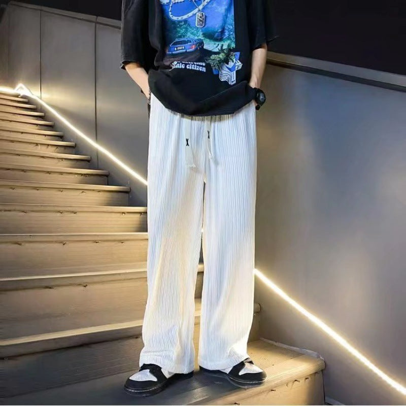 Casual Pants Men's Wide-leg Pants All-matching Straight Pants