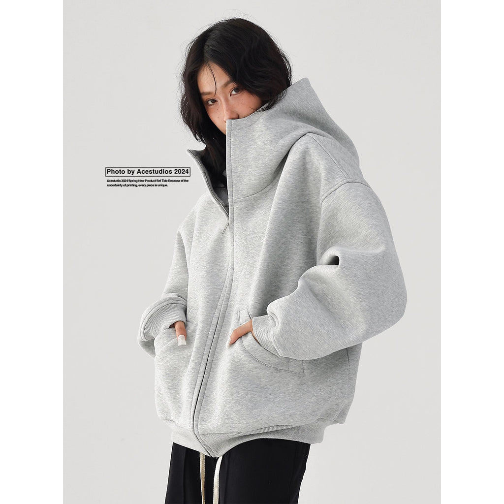 American-style Retro Street High-grade Profile Hooded Sweater