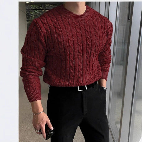 Autumn And Winter New Warm Thick Needle Turtleneck Sweater Men