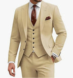 Men's Casual Business Wedding Three-piece Suit
