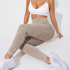 Seamless Yoga High Waist Belly Contracting Sports Tights