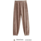 Thermal Coral Fleece Leisure Baggy Pajama Pants