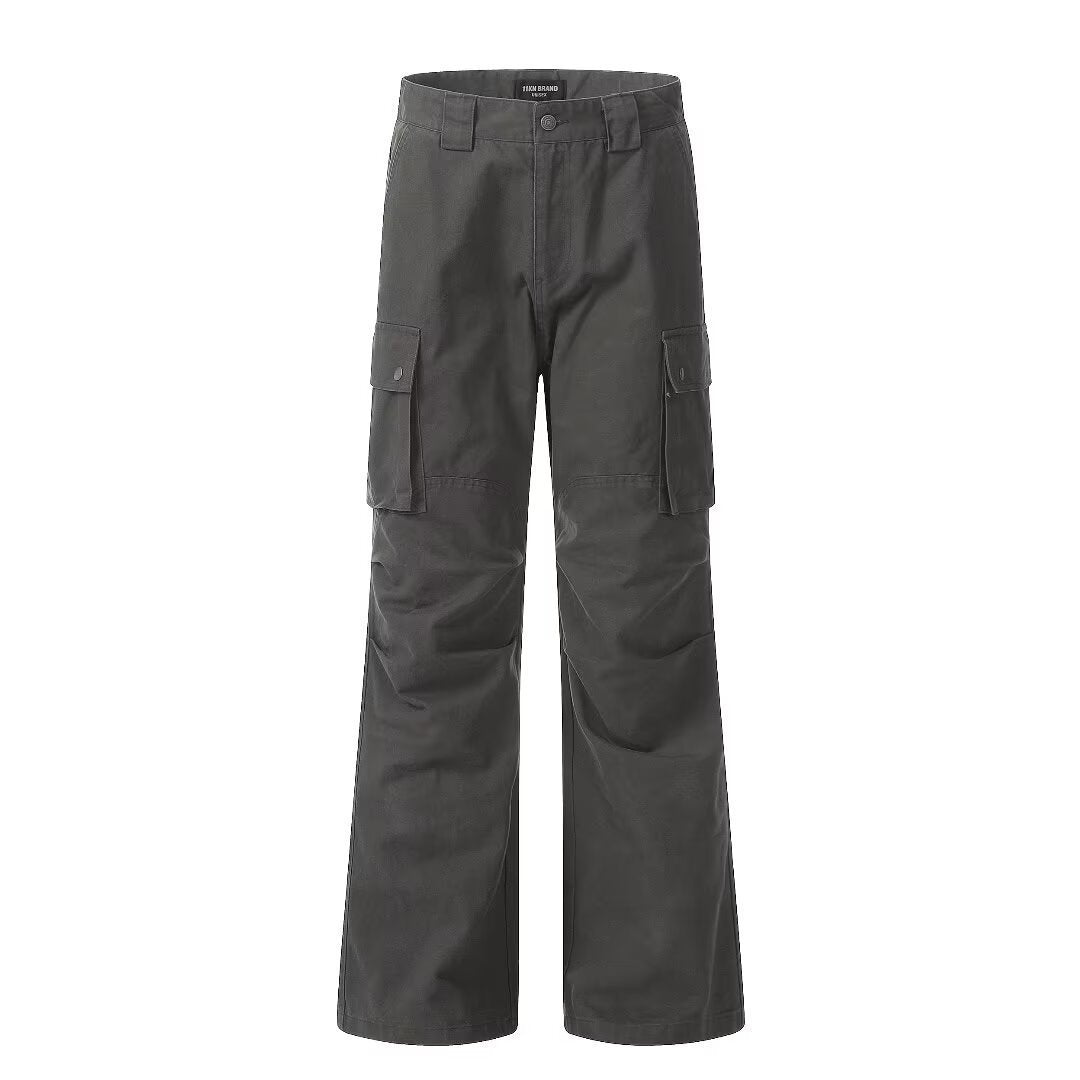 Workwear Men's Retro High-street Versatile Pants