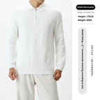 Light Luxury Men's Lapel Zipper Knitted