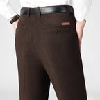 Autumn And Winter Middle-aged And Elderly Corduroy Men's Pants 50-year-old Dad's Pants Thick Casual