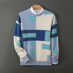 Cashmere Sweater Men's Loose Round Neck Multicolor