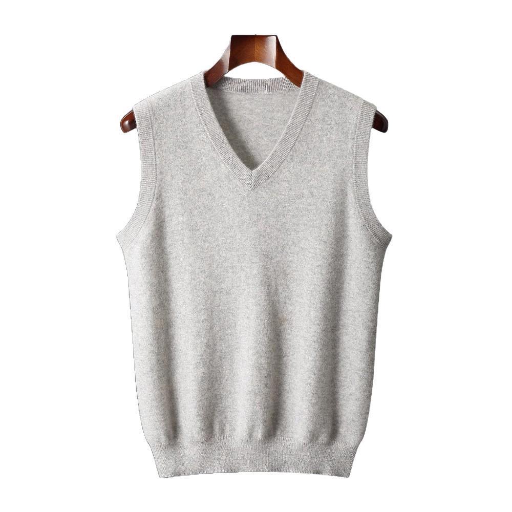 Men's Woolen Sweater Vest Waistcoat Fashion