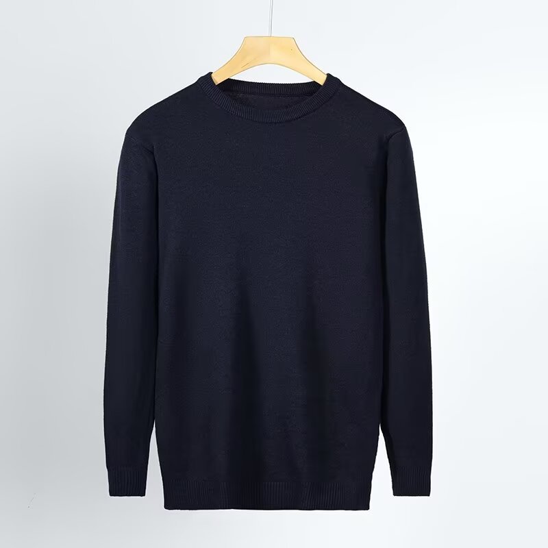 Crew Neck Casual Youth Warm Anti-Pilling Pullover Sweater