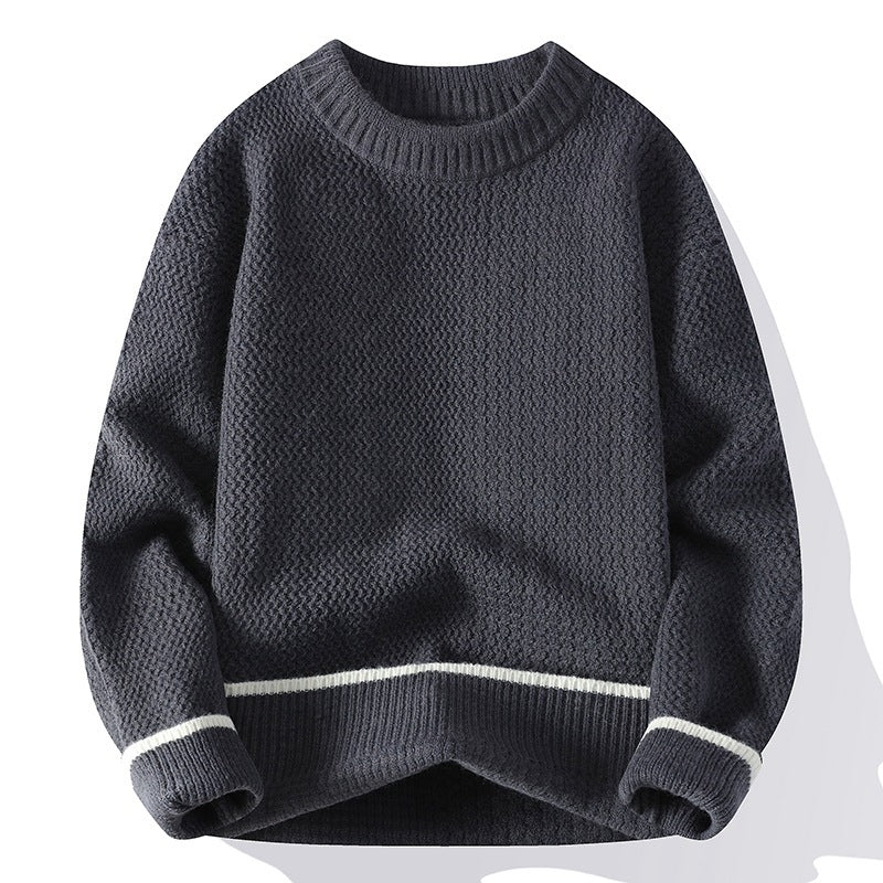 Knitwear Autumn And Winter Round Neck Casual Trend Men's Sweater
