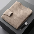 Round Neck Thickened Business Casual Cashmere Fall Winter Men Bottoming Knitted Sweater