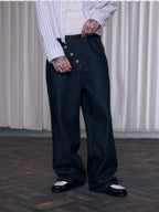 American Loose Straight Leg Jeans For Men