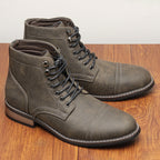 Men's Plus Size Retro Fashion Work Clothes Leather Martin Boots