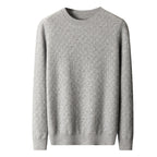 Round Neck Thickened Business Casual Cashmere Fall Winter Men Bottoming Knitted Sweater