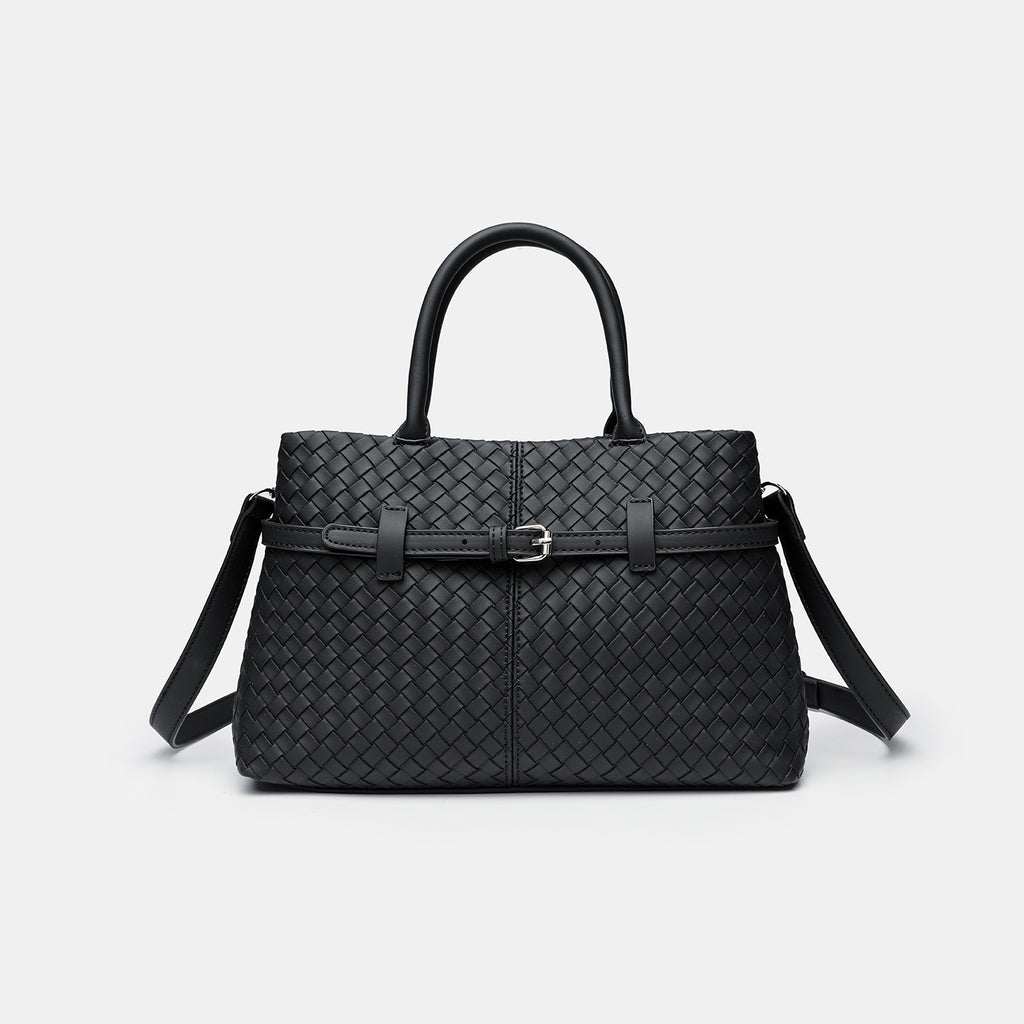 Simple Commute Large Capacity New Woven Pattern Bag For Women