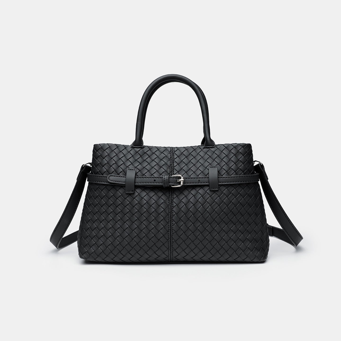 Simple Commute Large Capacity New Woven Pattern Bag For Women