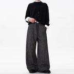 Retro Old Money Style Draping Casual Suit Pants