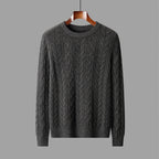 New Men's Round Neck Loose Sweater
