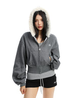 Lamb Wool Hooded High-grade Sweater