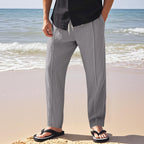 Tether Wide Leg Straight Men's Casual Pants