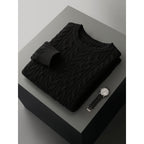 New Men's Round Neck Loose Sweater