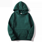Solid Color Hooded Sweater For Men And Women
