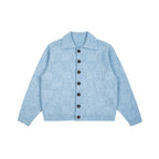 UTiiTUii Autumn And Winter Cardigan Trend Knitting Woolen Sweater Men