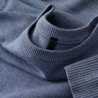 High-end Men's Round Neck Solid Color Sweater