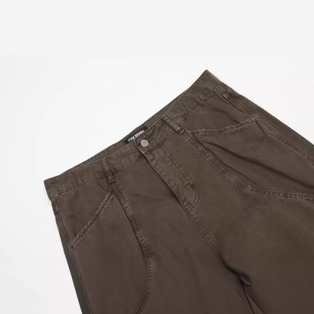 Jeans Men's Loose Straight Wide Leg Trousers Overalls