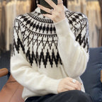 Half Turtleneck Seven-pin Thickened Sweater
