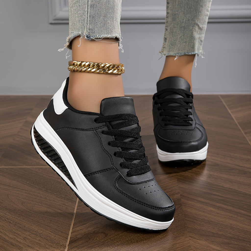 Casual Comfortable Low Top Platform Sneakers