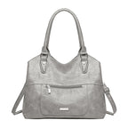 Jurchen Leather Large-capacity Soft Leather Casual Bag